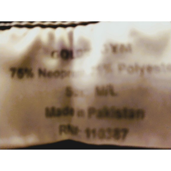 Golds Gym. Neoprene Shorts. Unisex M/L Compression Weightlifting Black With Logo - Picture 3 of 3